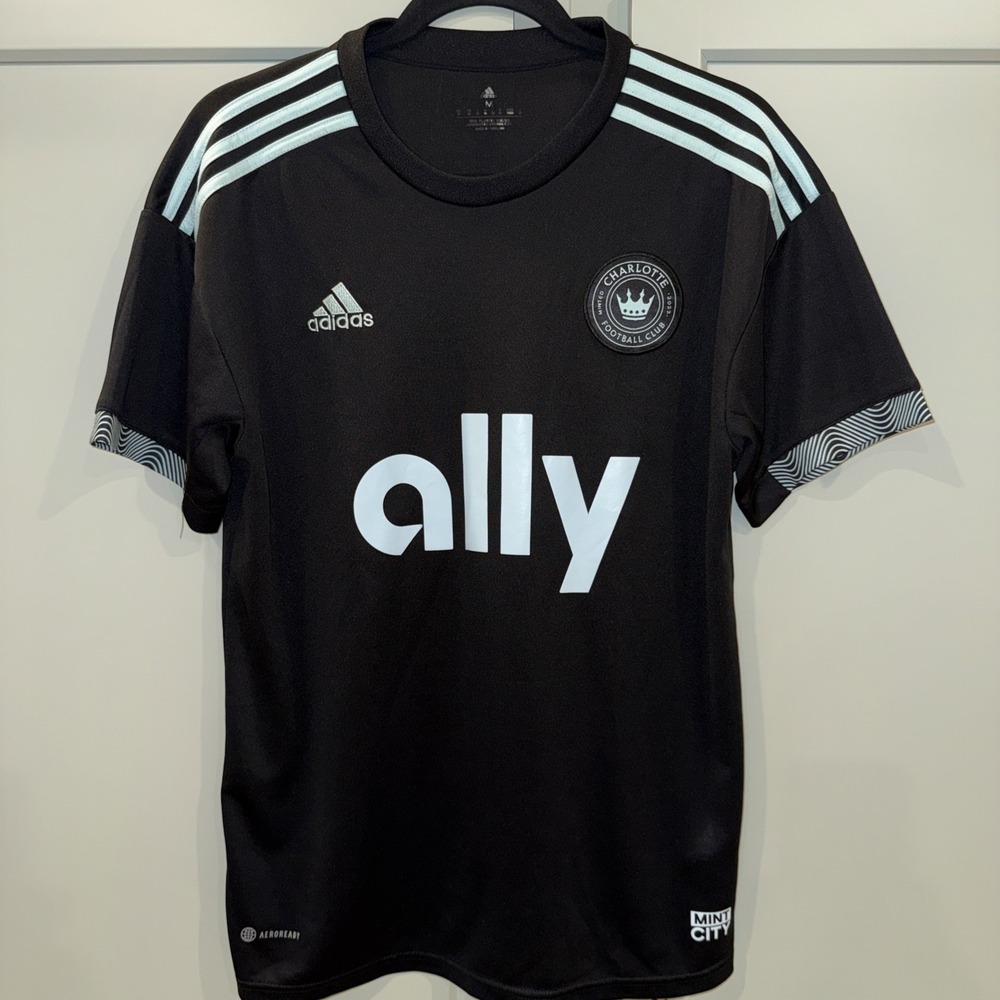 Charlotte Football Club Mint City Medium Soccer Jersey Shirt Aeroready Minted
